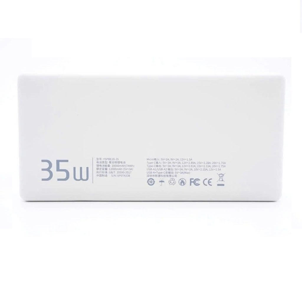 [Instock] Pin dự phòng Movespeed công suất cao 35w, 20.000mah  (Kho đối tác)