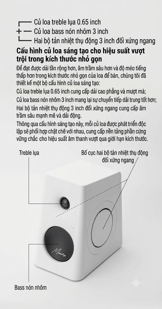 [Order] Loa để bàn Hi-Fi Moondrop MM3A