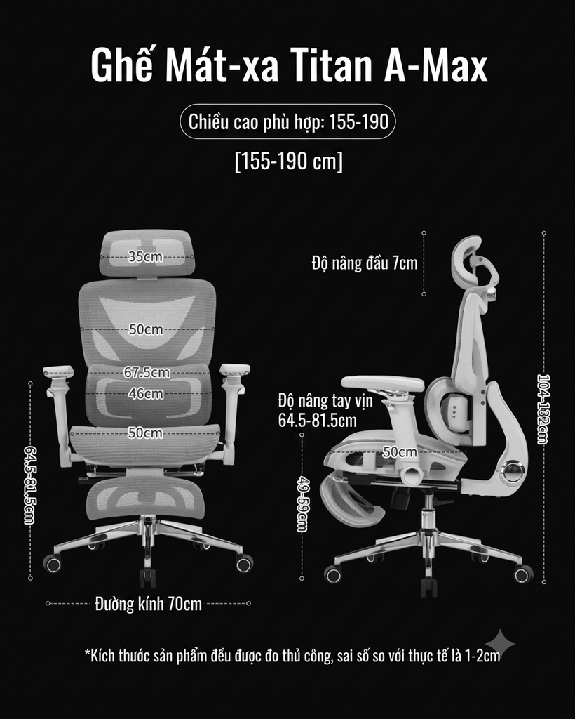 [Order] Ghế công thái học Saigu A-MAX