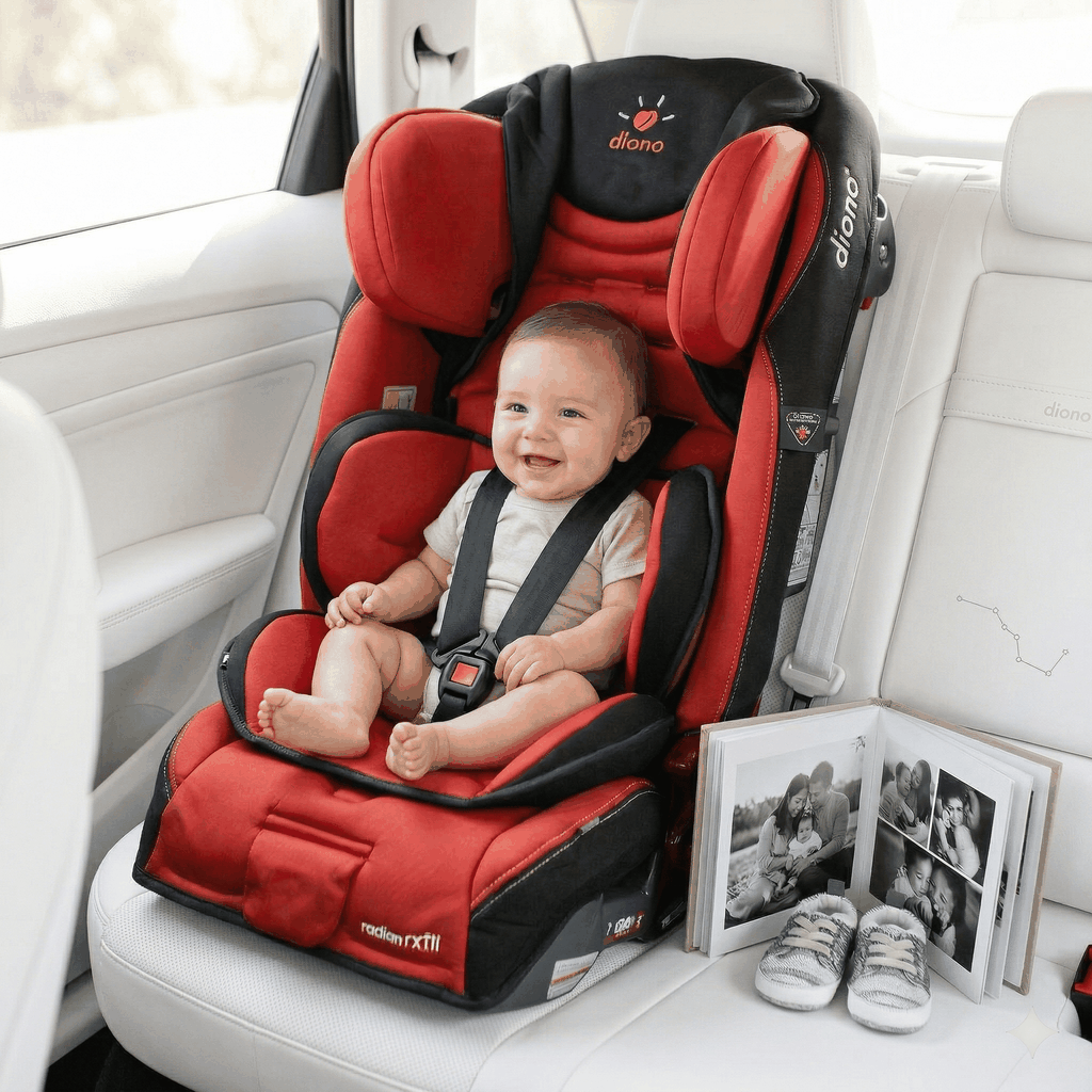 [Ghế trẻ em] Thương hiệu DIONO RADIAN RXT II (0->25kg) - hộp xấu