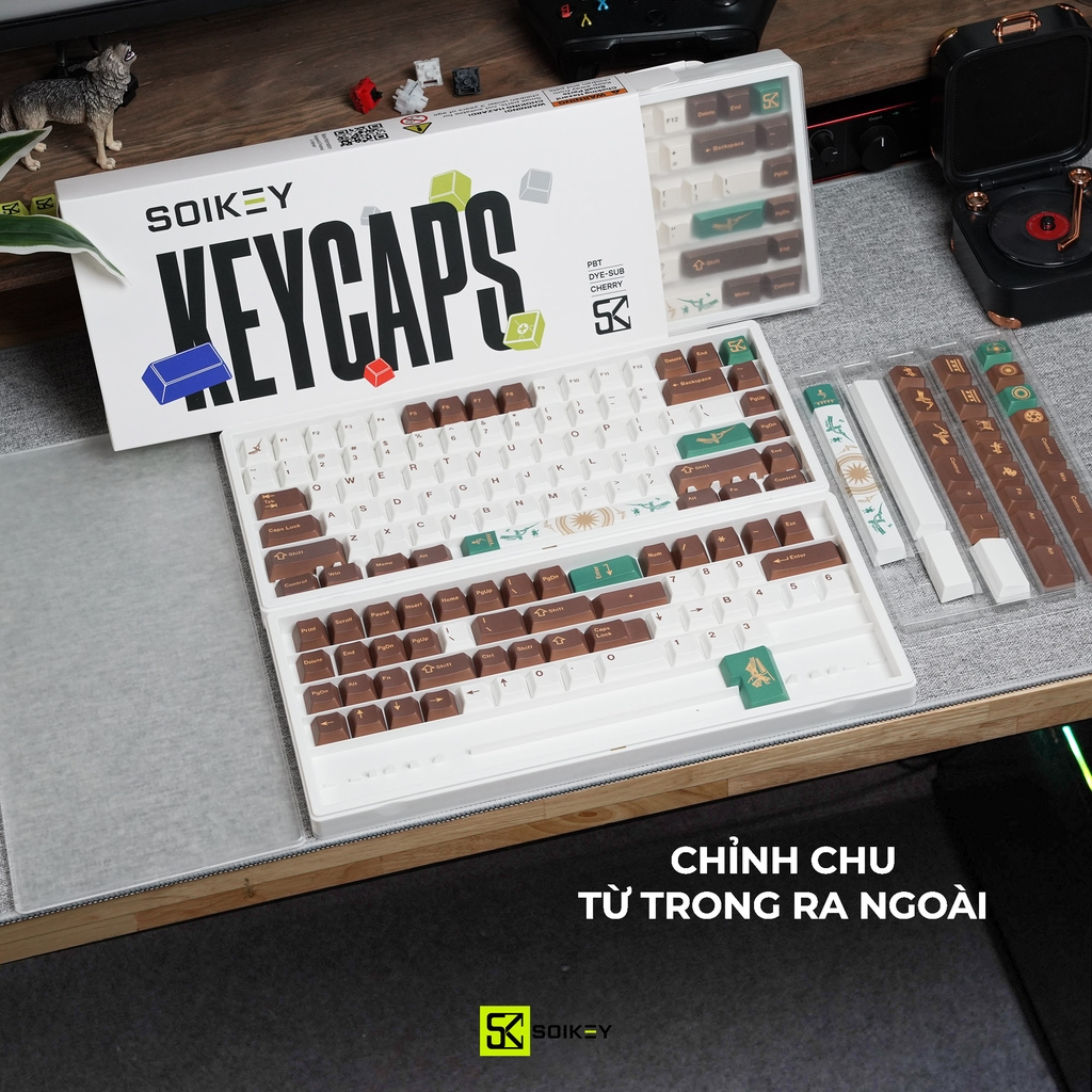 [Order] Keycap SOIKEY Trống Đồng Cherry PBT Dyesub