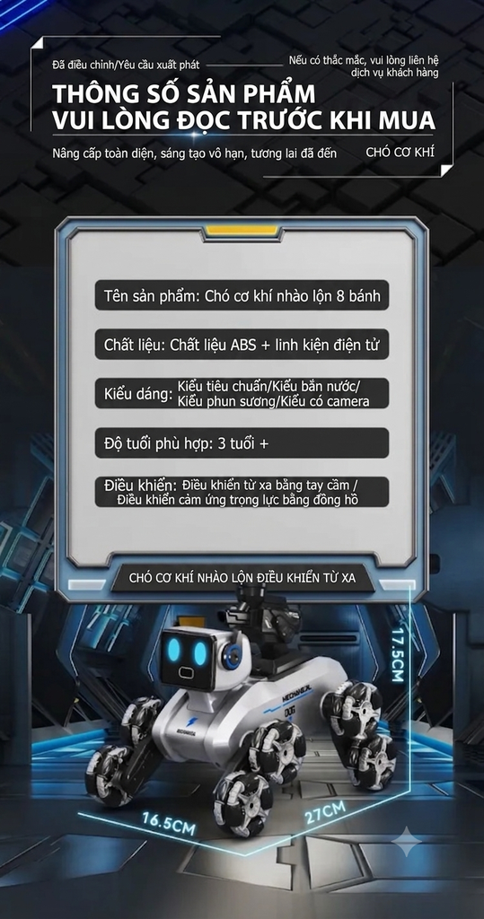 [Order] Đồ chơi chó robot thông minh bản nâng cấp 2026