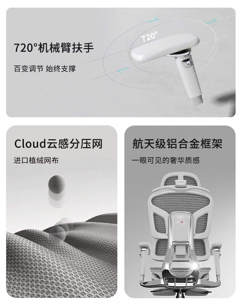 [Order] Ghế công thái học Saigu Ares L8