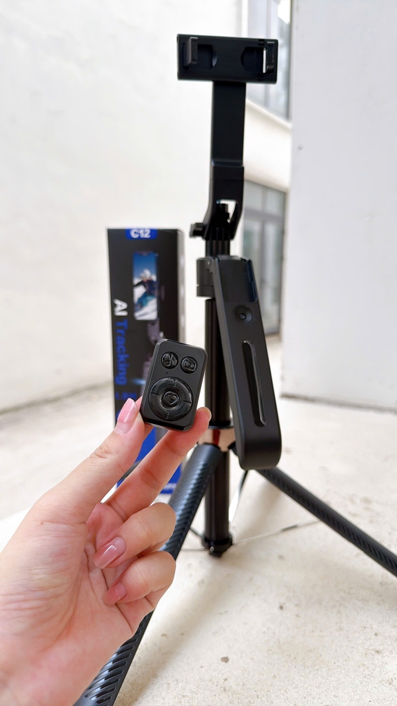 [ Order ] GẬY TRIPOD AI C12 (Kéo dài 180cm, bằng nhôm)