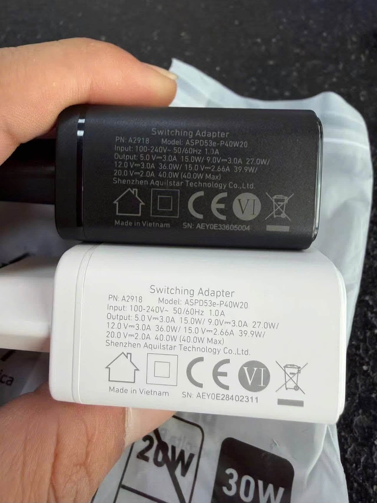 [Instock] CỦ SẠC ANKER 40W A2918 - NEW NOBOX (Kho đối tác)