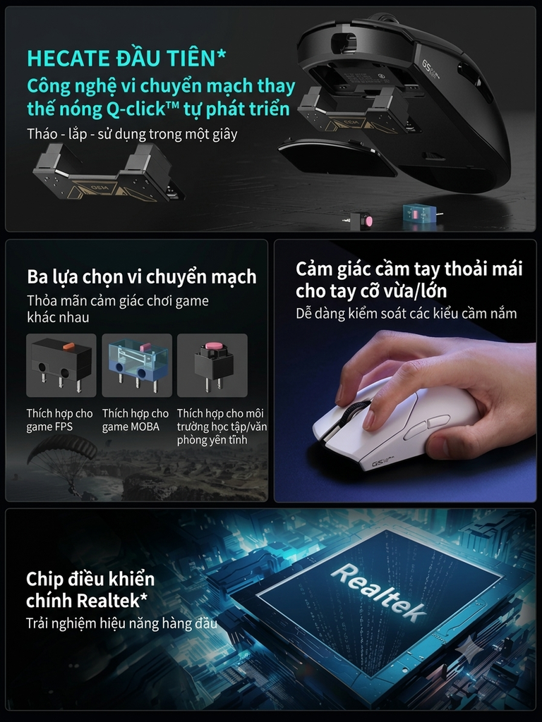 [Order] Chuột Gaming Hecate G5M Ultra