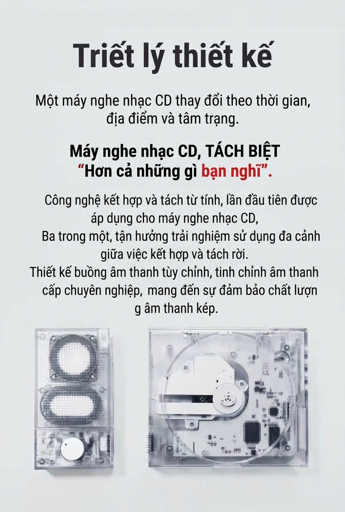 [Order] Máy nghe nhạc CD Tinyl SPLIT