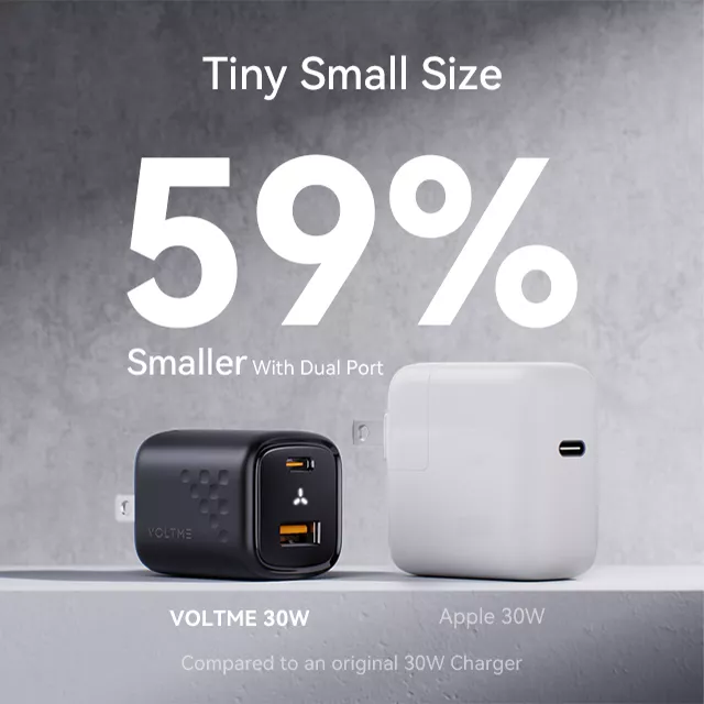 [Instock] CỦ SẠC 30W VOLTME Revo 30 Duo GaN III (Kho đối tác)