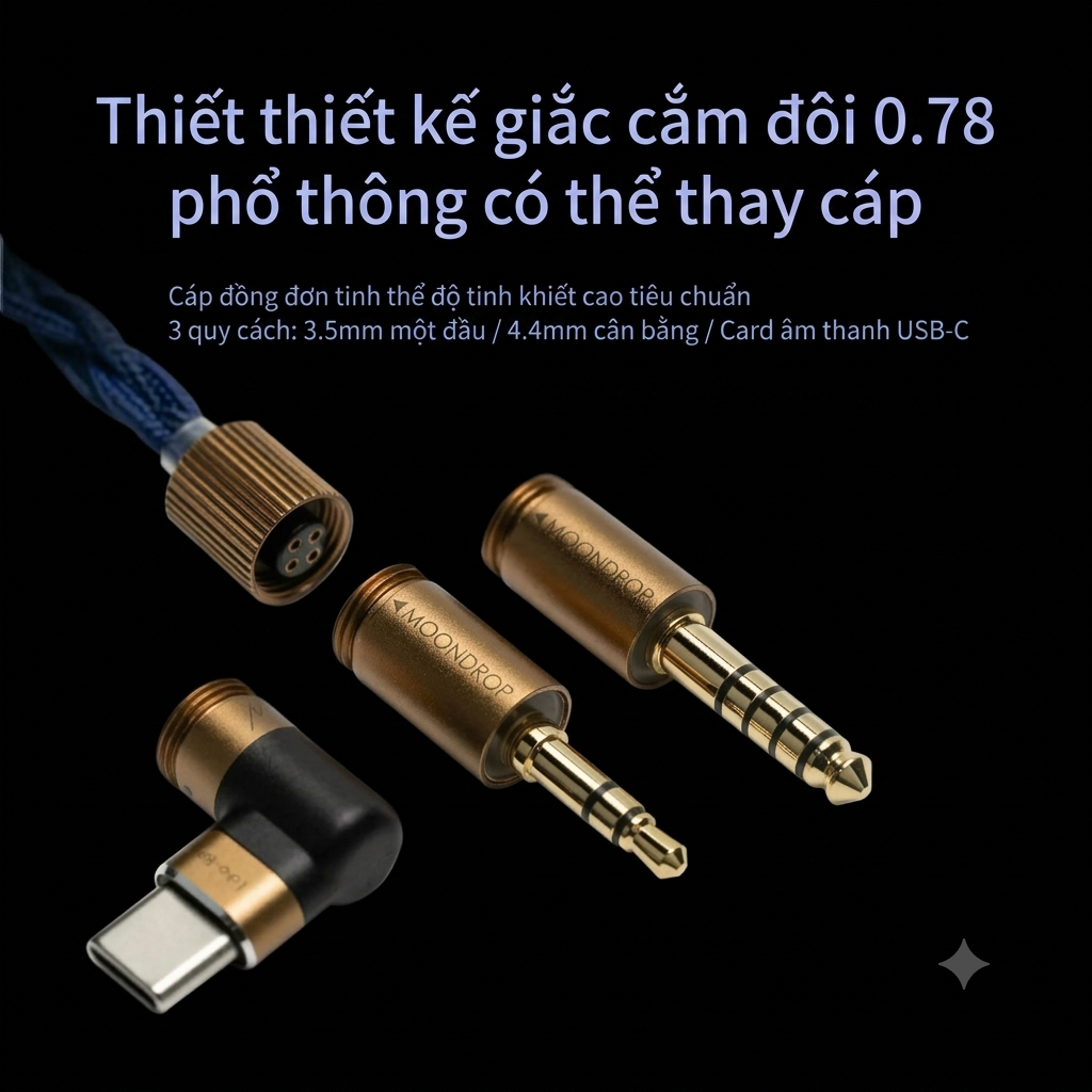 [Order] MOONDROP STARFIELD III D.W.T – TAI NGHE HI-FI DRIVER KÉP