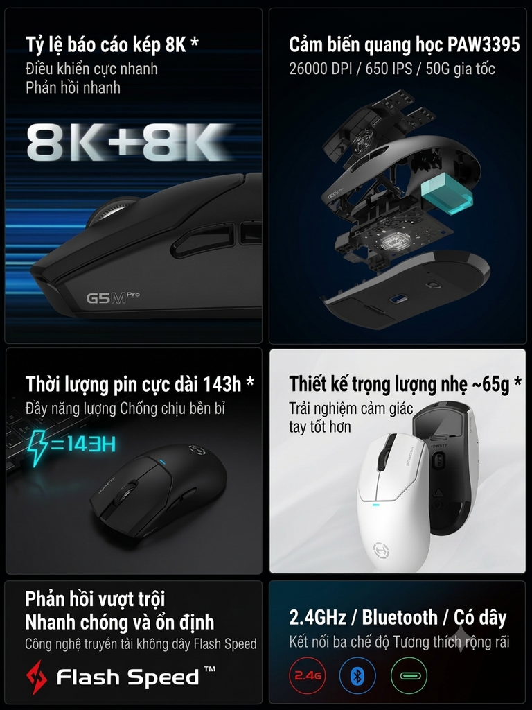 [Order] Chuột Gaming Hecate G5M Ultra