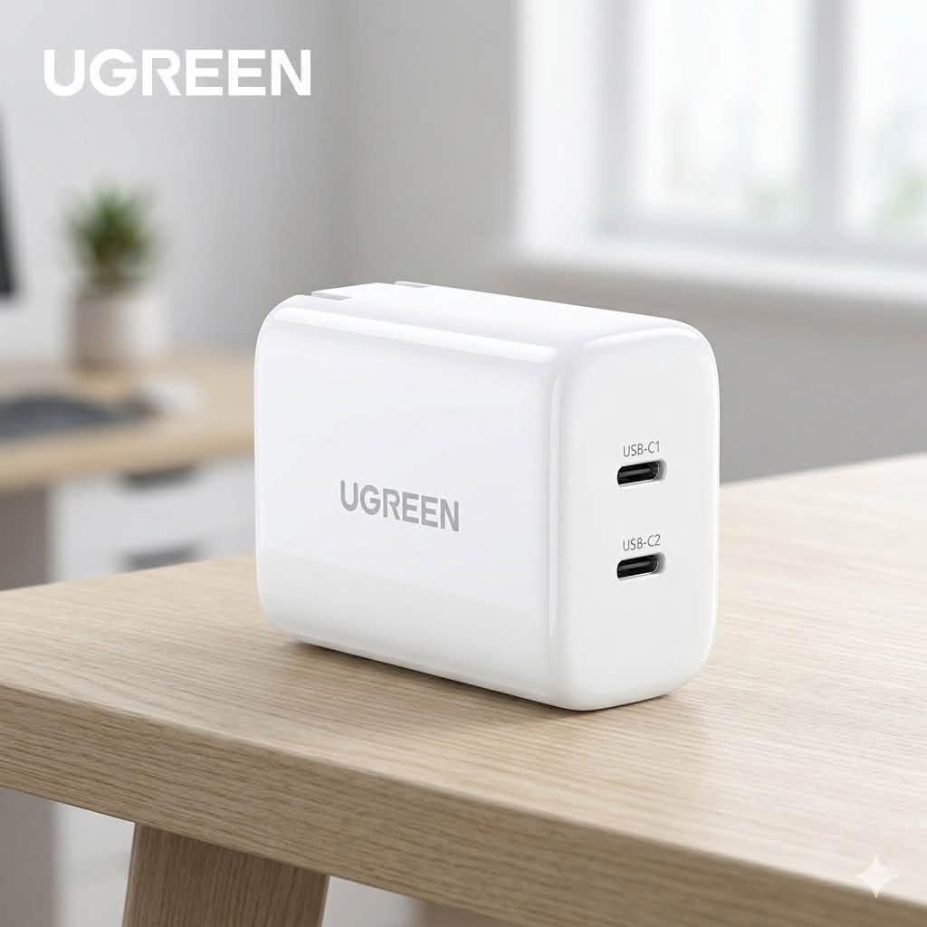 [Instock] CỦ SẠC UGREEN 45W, NOBOX (Kho đối tác)