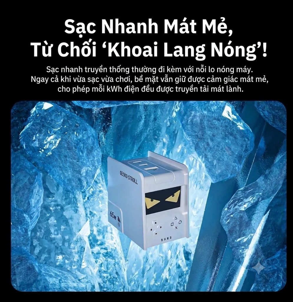 [Order] Củ sạc GaN Gecko Stroll 67w - Đã đóng ngày 07/08/2026