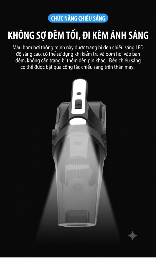 [Order] Máy hút bụi  tích hợp bơm cầm tay Suitu S128