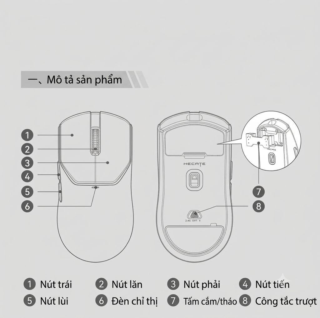 [Order] Chuột Gaming Hecate G5M Ultra