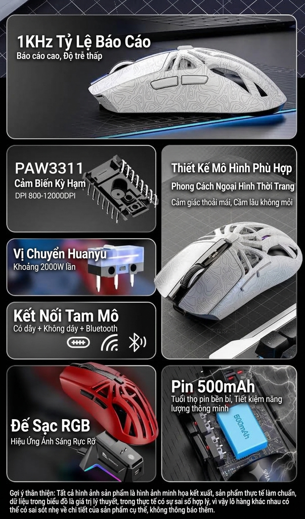 [Order] Chuột gaming Smalwolf M8 Đợt 2