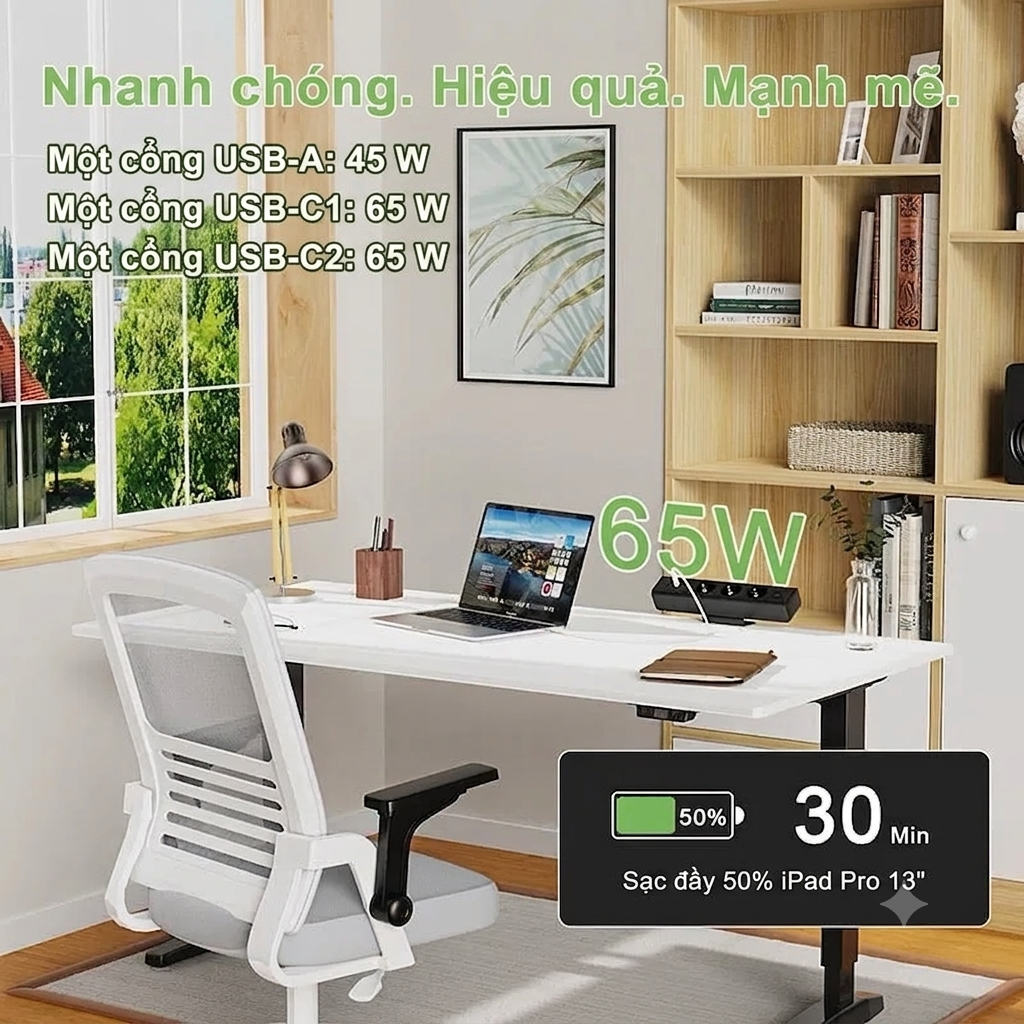 [Order] Ổ cắm điện kẹp bàn