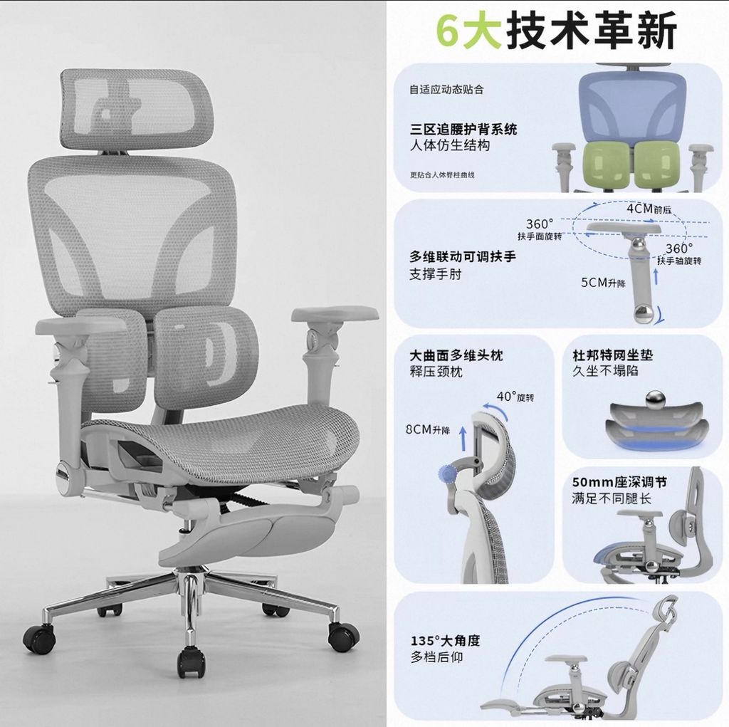 [Order] Ghế công thái học Saigu SG-027