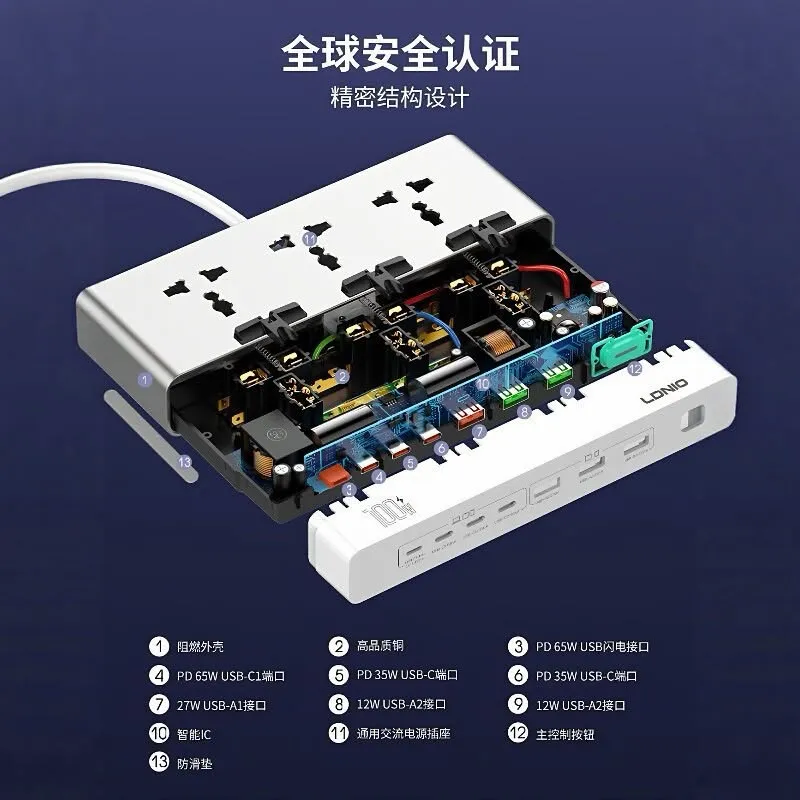 [Order] Trạm sạc LDNIO 10in1