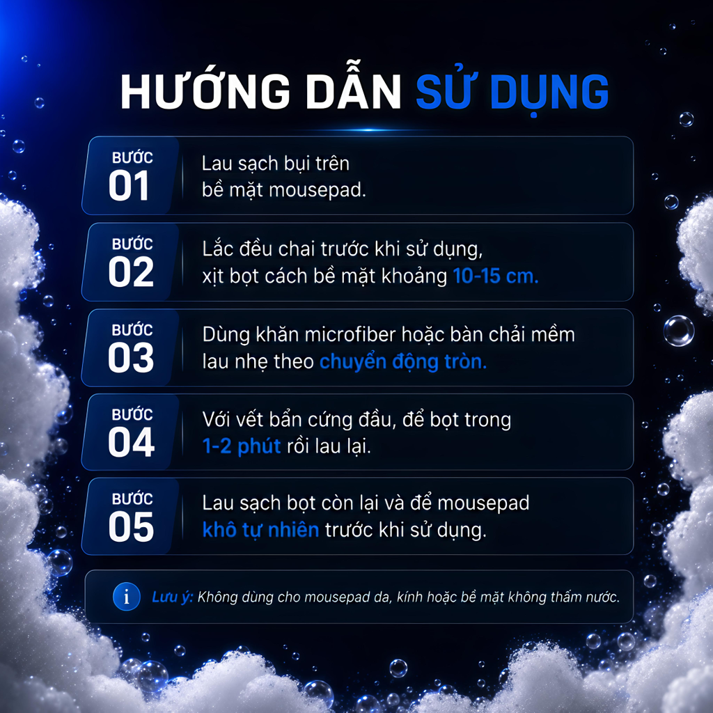 [Instock] Bọt Vệ Sinh Lót Chuột BOXT WAVEX