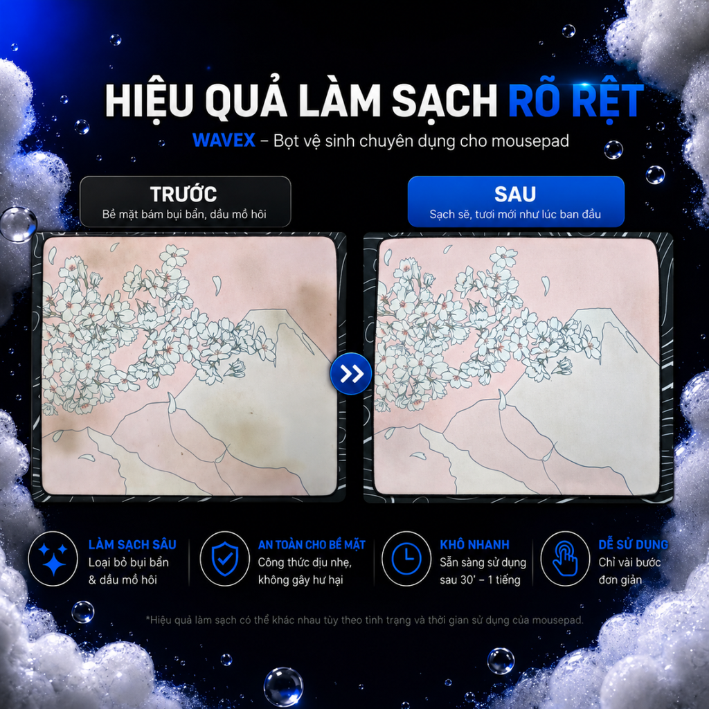 [Instock] Bọt Vệ Sinh Lót Chuột BOXT WAVEX