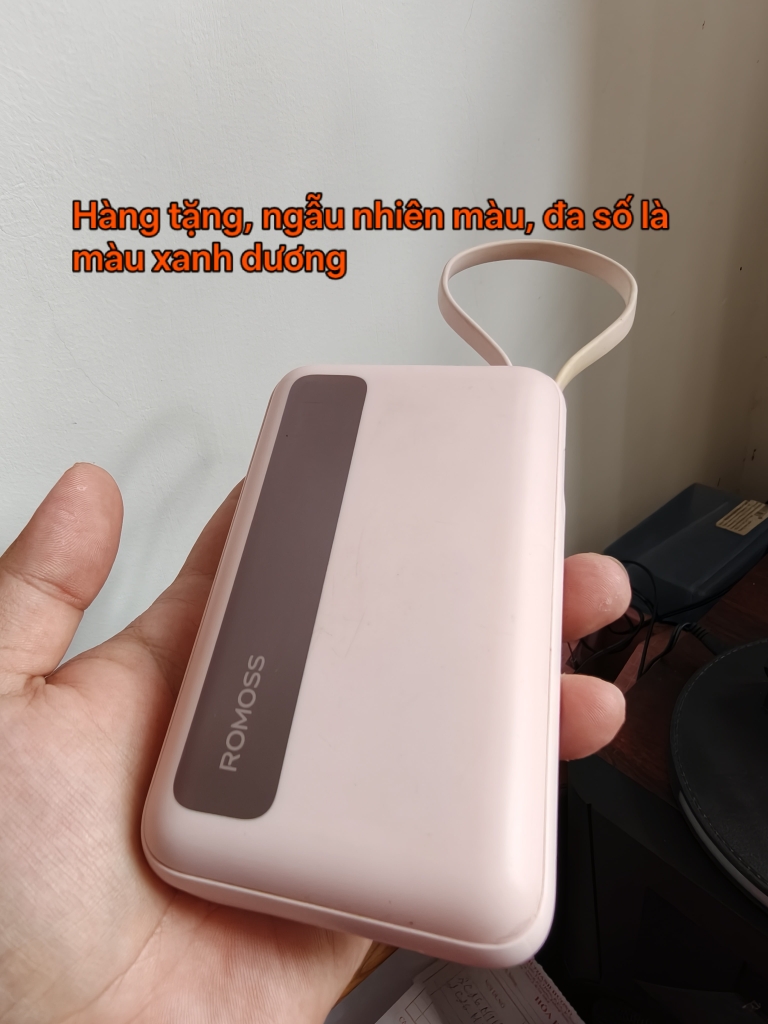 [Instock] PIN DỰ PHÒNG ROMOSS 60.000mah, 100w (Kho đối tác)