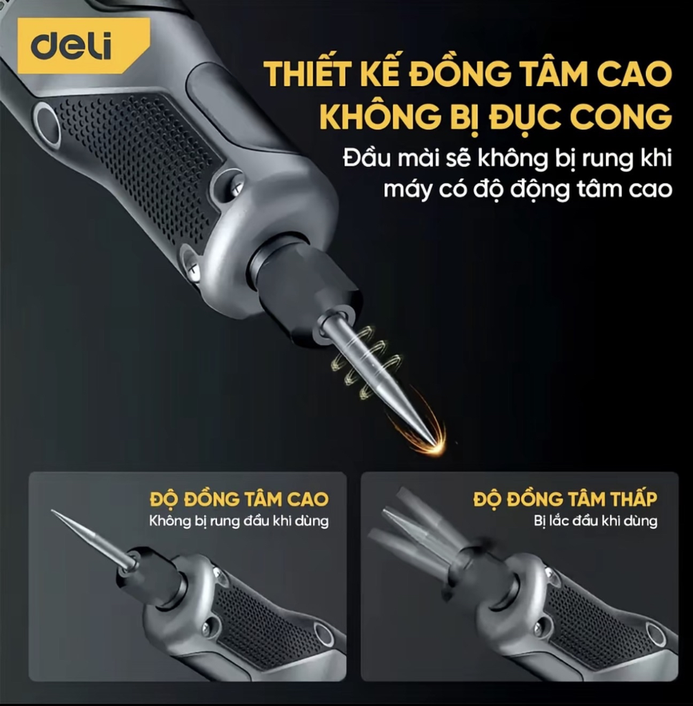 [Order] Máy mài mini Deli DL-DM03-S1