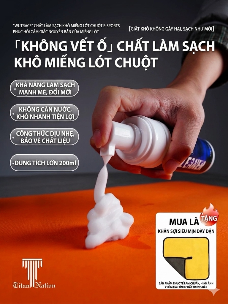 [Order] Dung dịch giặt khô chuyên dùng cho pad chuột