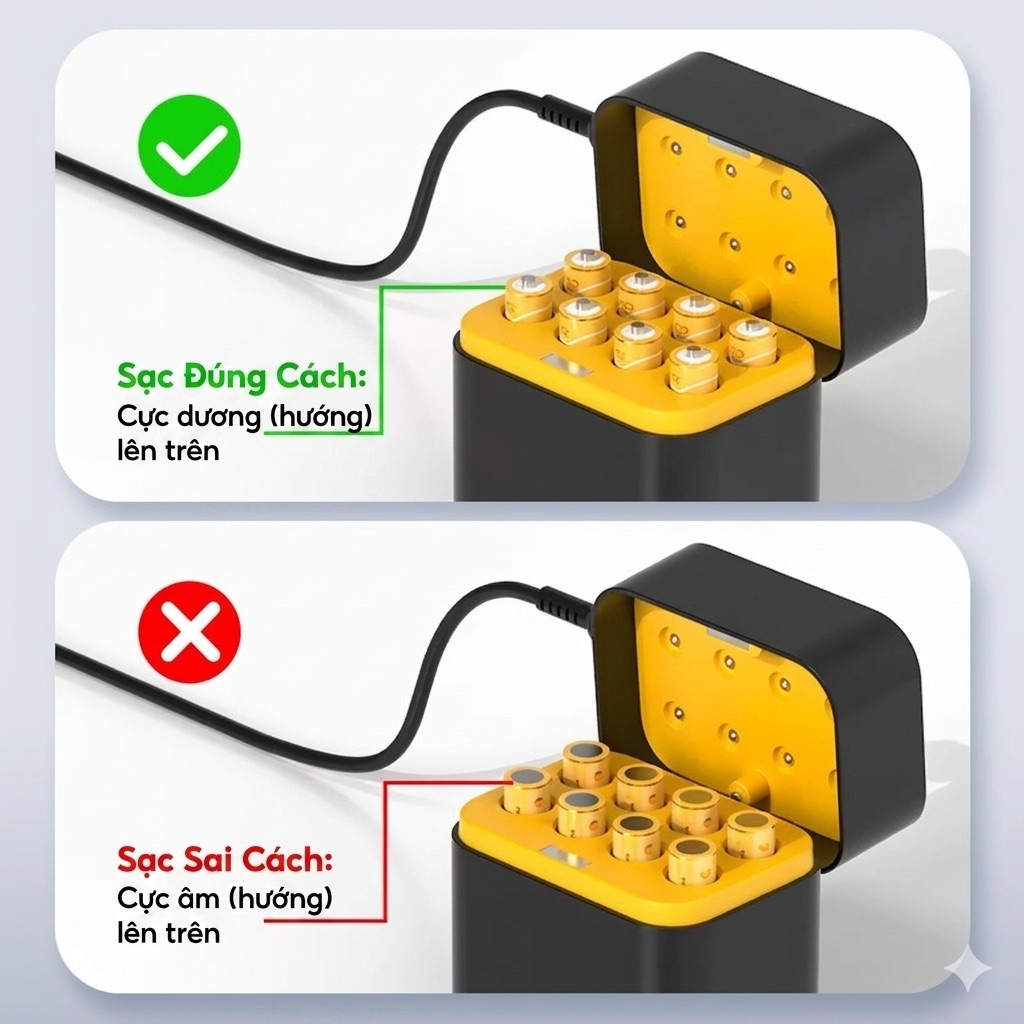 [Order] Hộp sạc pin AAA/AA