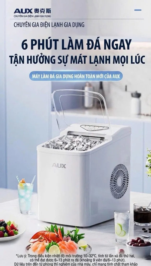 [Order] Máy làm đá AUX AZB-FL-9ZYA - Đã đóng ngày 15/06/2026