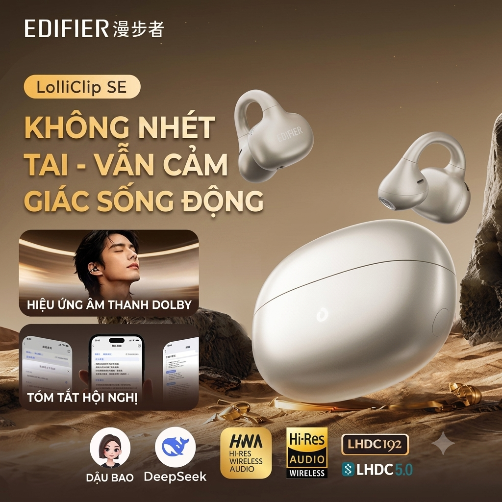 [Order] Tai nghe Edifier LolliClip SE - Đã đóng ngày 20/07/2026