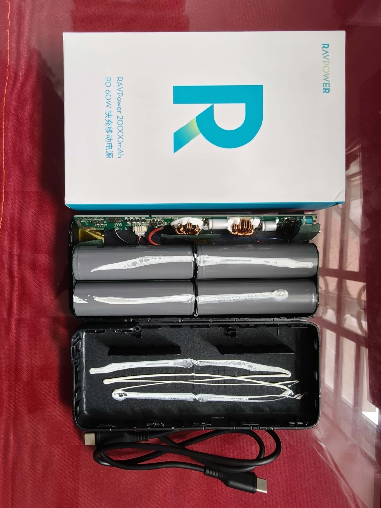 [Instock] PIN DỰ PHÒNG R.A.V.P.O.W.E.R 20.000MAH 60W, LÕI PIN 21700 CHỐNG CHÁY NỔ (Kho đối tác)