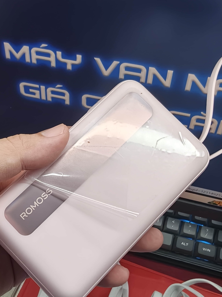 [Thanh lý] PIN ROMOSS 20.000MAH 22.5W KÈM 2 CÁP C+L (Kho đối tác)