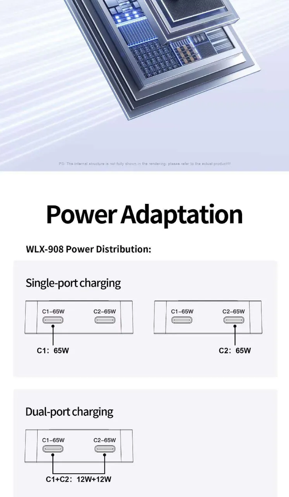 [Order] Củ sạc Slim WLX-908