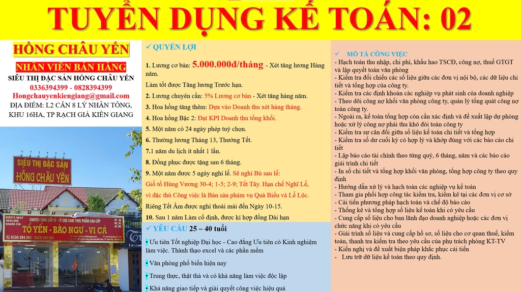 🌟🌟🌟 TUYỂN DỤNG  🌟🌟🌟
