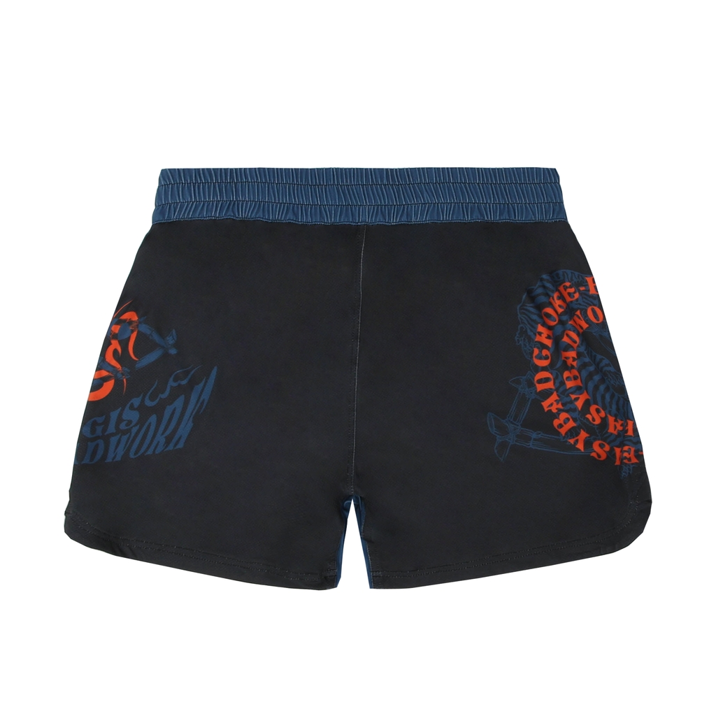 Short Easybadwork DarkBlue Colab - Fit