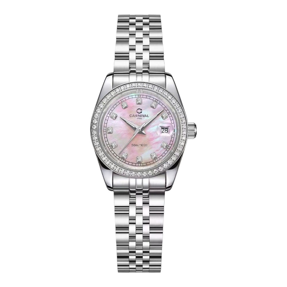 ĐỒNG HỒ NỮ CARNIVAL QUARTZ XÀ CỪ HỒNG 8131L2-VT-HK