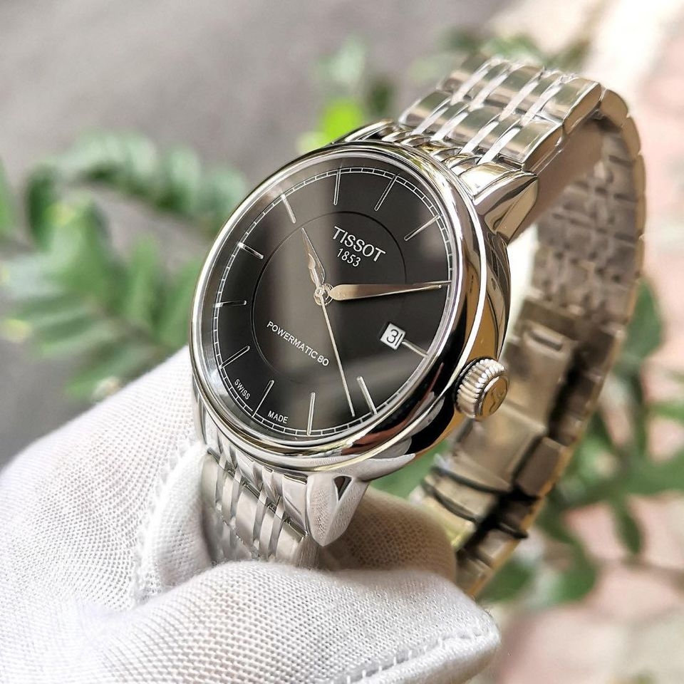 TISSOT T085.407.11.051.00ブラック レザー TISSOT T085.407.11.051.00ブラック レザー
