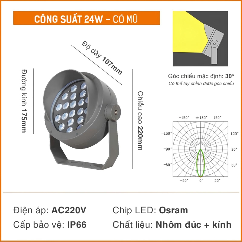 Đèn chiếu cây SLRCHD