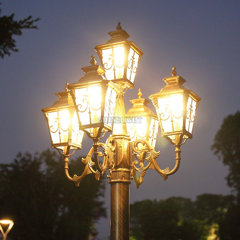 Cột đèn sân vườn tân cổ SL-Temple115
