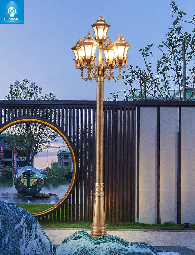 Cột đèn sân vườn tân cổ SL-TempleA5