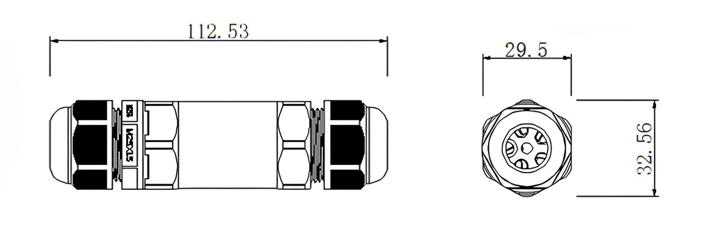 Đầu nối chống nước SL685-A