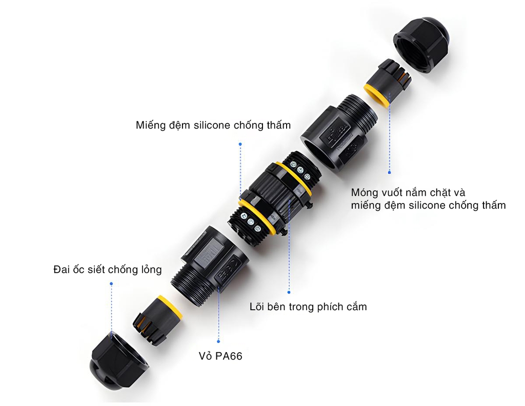 Đầu nối chống nước SL684-CA