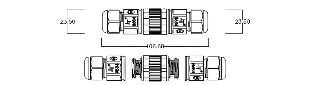 Đầu nối chống nước SL684-CA