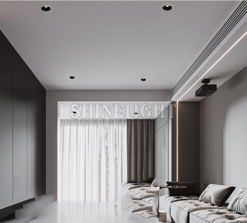 Đèn led âm trần Spotlight SLCB75 chóa bạc