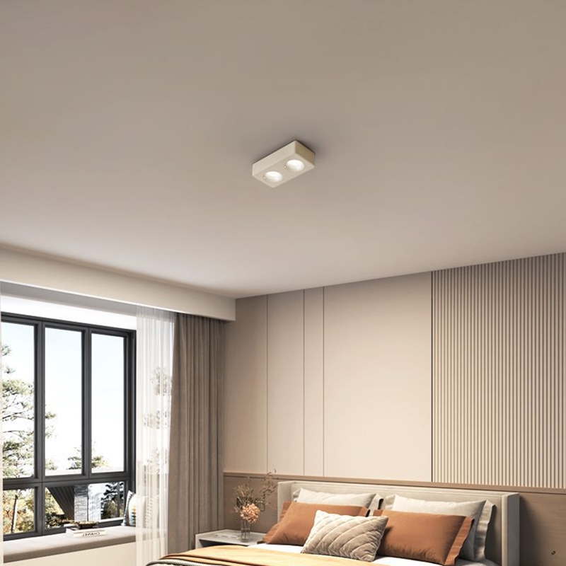 Đèn âm trần gắn nổi vuông mỏng SLATSM