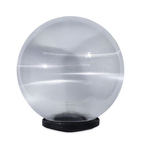 Đèn cầu Globe PMMA trắng sọc
