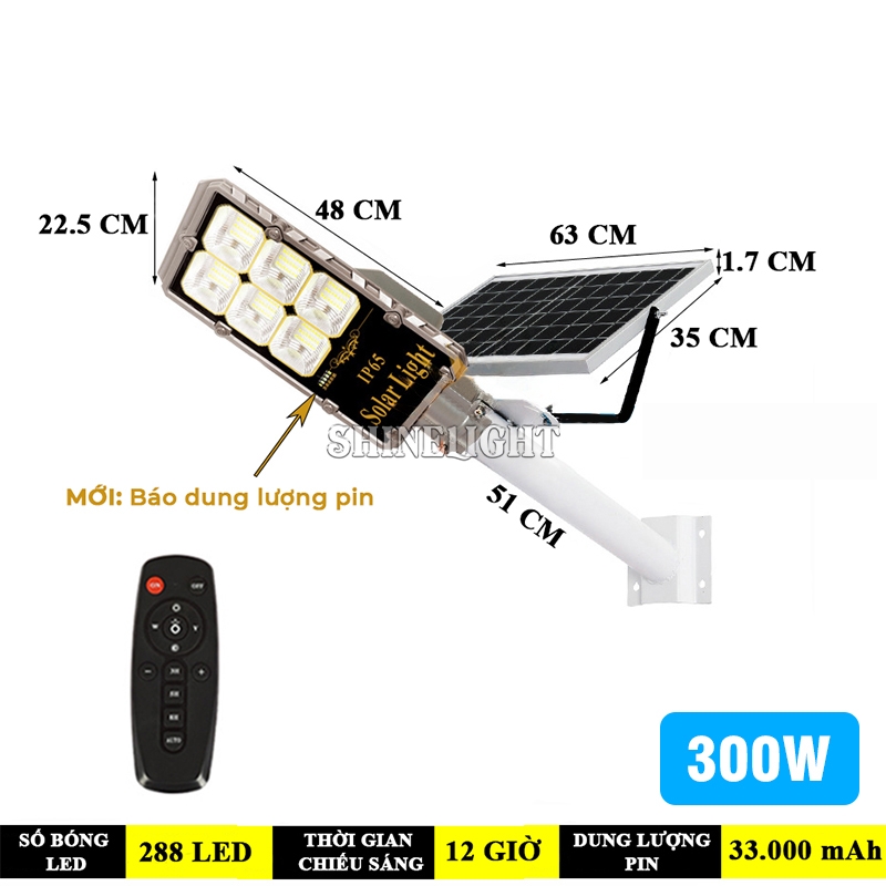 Đèn đường năng lượng mặt trời SL-MN300