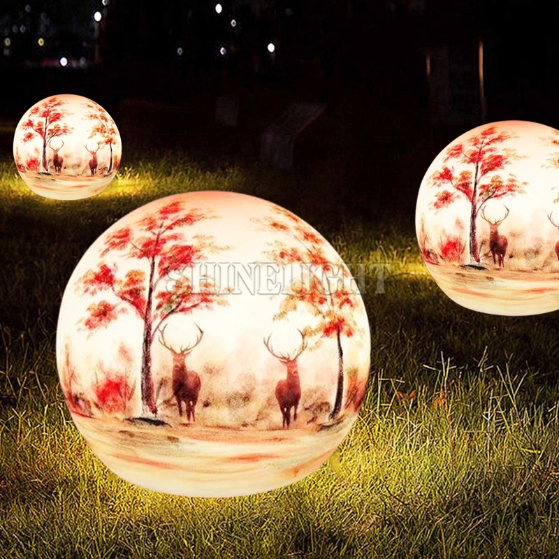 ĐÈN LED HÌNH QUẢ BÓNG SƠN PE