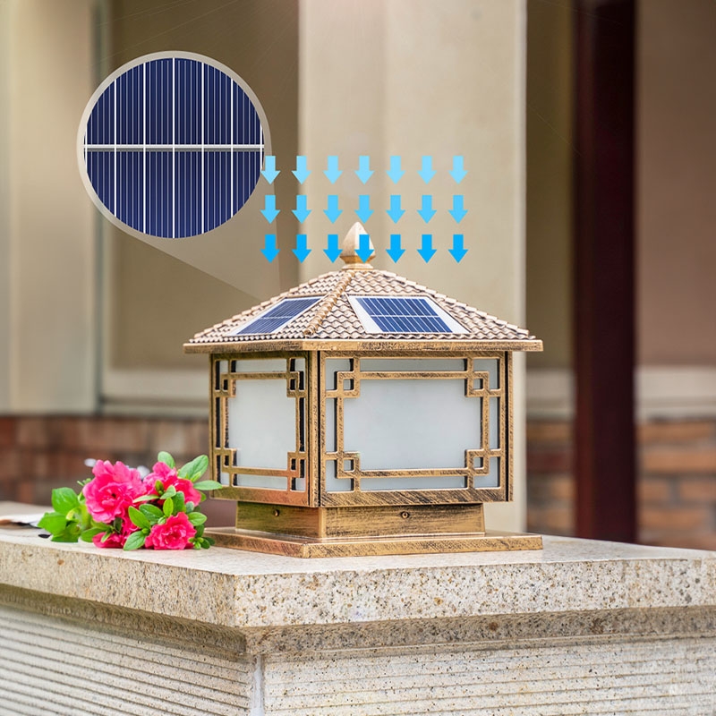 Đèn trụ cổng năng lượng mặt trời SLDTC06MT