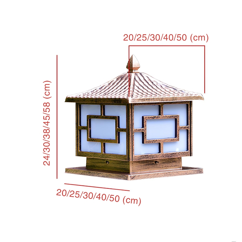 Đèn trụ cổng SLDTC02